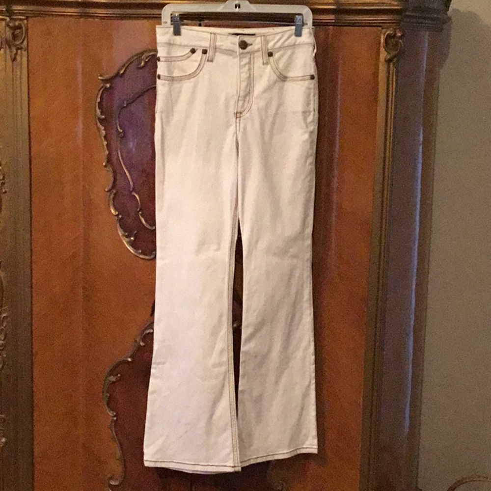 Cache Contour Collection Off White Jeans
